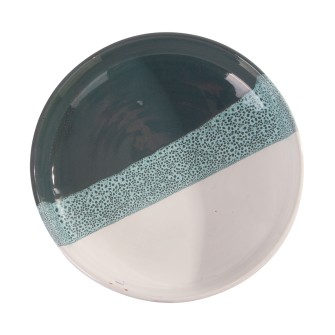 Marokańska miska do serwowania dań szaro biała duża |