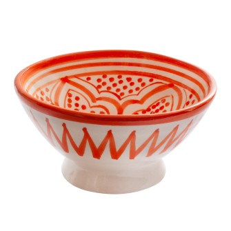 Obrazek dla: Marokańska miseczka 12 cm. Rękodzieło prosto z Maroka. Idealna na przekąski i dodatki. Dodaj autentyczny styl do swojej kuchni!