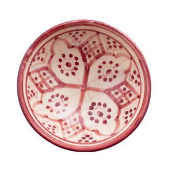 Obrazek 2 dla: Miseczka 12 cm – unikatowe marokańskie rzemiosło. Ręcznie formowana ceramika idealna na dipy. Wprowadź egzotykę na swój stół.