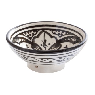 Obrazek dla: Miseczka rzemieślnicza z Maroka idealna na dipy i dodatki. Ręcznie wykonana ceramika o niepowtarzalnym charakterze.