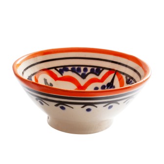 Obrazek dla: Autentyczna ceramika marokańska. Miseczka wykonana przez rzemieślnika. Wybierz rękodzieło, które cieszy oko każdego dnia.