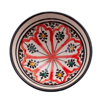 Obrazek 2 dla: Ceramiczne naczynie z Maroka. Ręczna robota lokalnego rzemieślnika. Trwała i stylowa ceramika do Twojej jadalni.