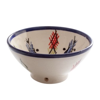 Obrazek dla: Miseczka na tapas i dipy. Ceramika marokańska 12 cm, wykonana ręcznie. Oryginalne rzemiosło, które zachwyci Twoich gości.