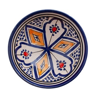 Obrazek 2 dla: Miseczka 12 cm – kunszt rzemieślnika z Maroka. Ręcznie wykonana ceramika, która nada wnętrzu egzotycznego charakteru.