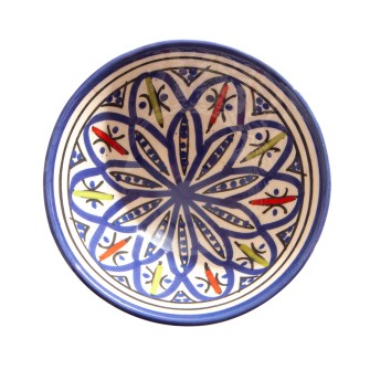 Obrazek 2 dla: Marokańska miska ceramiczna. Rękodzieło prosto z Maroka. Idealna na sałatki i owoce. Dodaj autentyczny styl do swojego domu!
