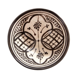 Obrazek 2 dla: Ręcznie zdobiona misa ceramiczna z Maroka. Wyjątkowy wyrób rzemieślniczy dla Twojego domu. Piękno i funkcjonalność w jednym naczyniu.