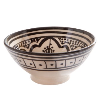 Obrazek dla: Marokańska misa rzemieślnicza. Ręcznie wykonana w lokalnym warsztacie. Unikatowa ceramika, która ożywi Twój stół.