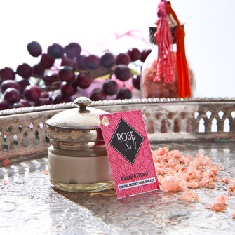 Obrazek 2 dla: Sól morska różana do kąpieli w ozdobnym marokańskim flakonie 60g Beaute Marrakech  Maroko Sklep